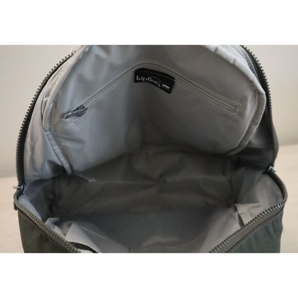 Kipling KI0365-3DU Women's Medium Size Field Green Fiona Nylon Backpack - Picture 9 of 12